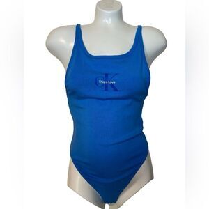 New Calvin Klein “This Is Love” Scoop Back Thong Bodysuit